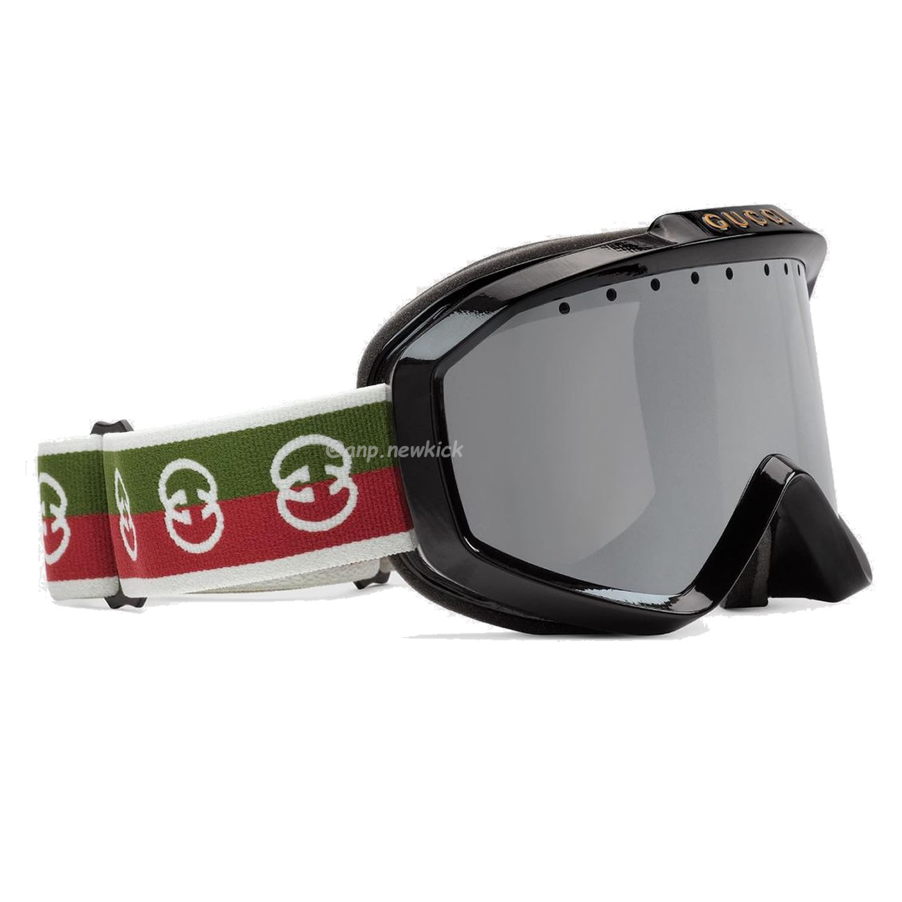 Gucci Ski Goggle Black Pink Olive Green White (14) - newkick.cc